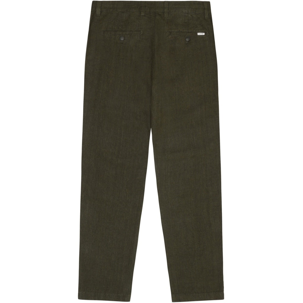 KnowledgeCotton Apparel KnowledgeCotton, Chuck Linen Pants, burned olive, 32/32