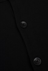 KnowledgeCotton Apparel KnowledgeCotton, Heavy Jersey Henley LS, black jet, S