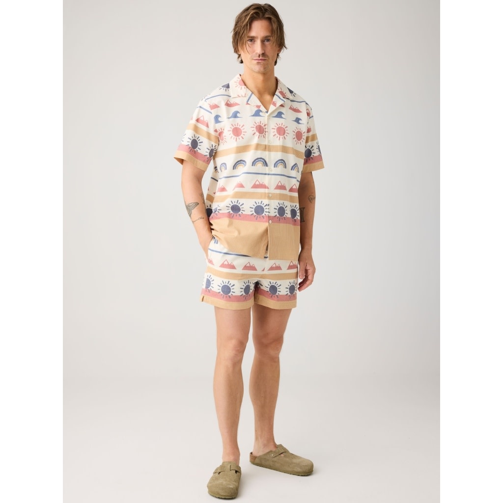 KnowledgeCotton Apparel KnowledgeCotton, Seersucker Swimshorts, multi color, L