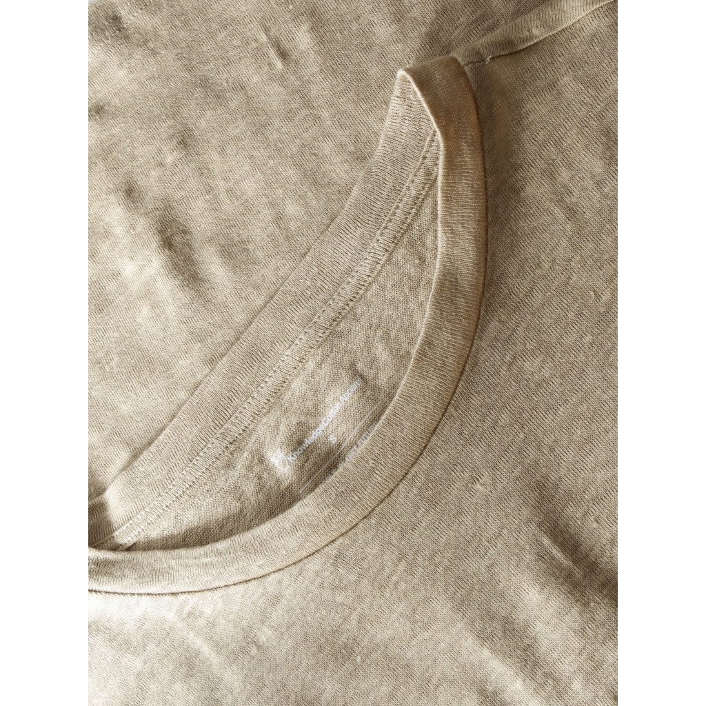 KnowledgeCotton Apparel KnowledgeCotton, Linen T-Shirt, twill, L
