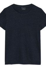 KnowledgeCotton Apparel KnowledgeCotton, Linen T-Shirt, total eclipse, XS
