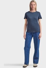KnowledgeCotton Apparel KnowledgeCotton, Linen T-Shirt, total eclipse, XS