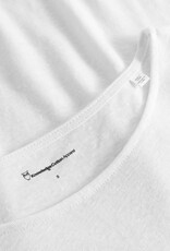 KnowledgeCotton Apparel KnowledgeCotton, Linen Sleeveless T-Shirt, bright white, S