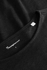 KnowledgeCotton Apparel KnowledgeCotton, Linen Sleeveless T-Shirt, black jet, XS