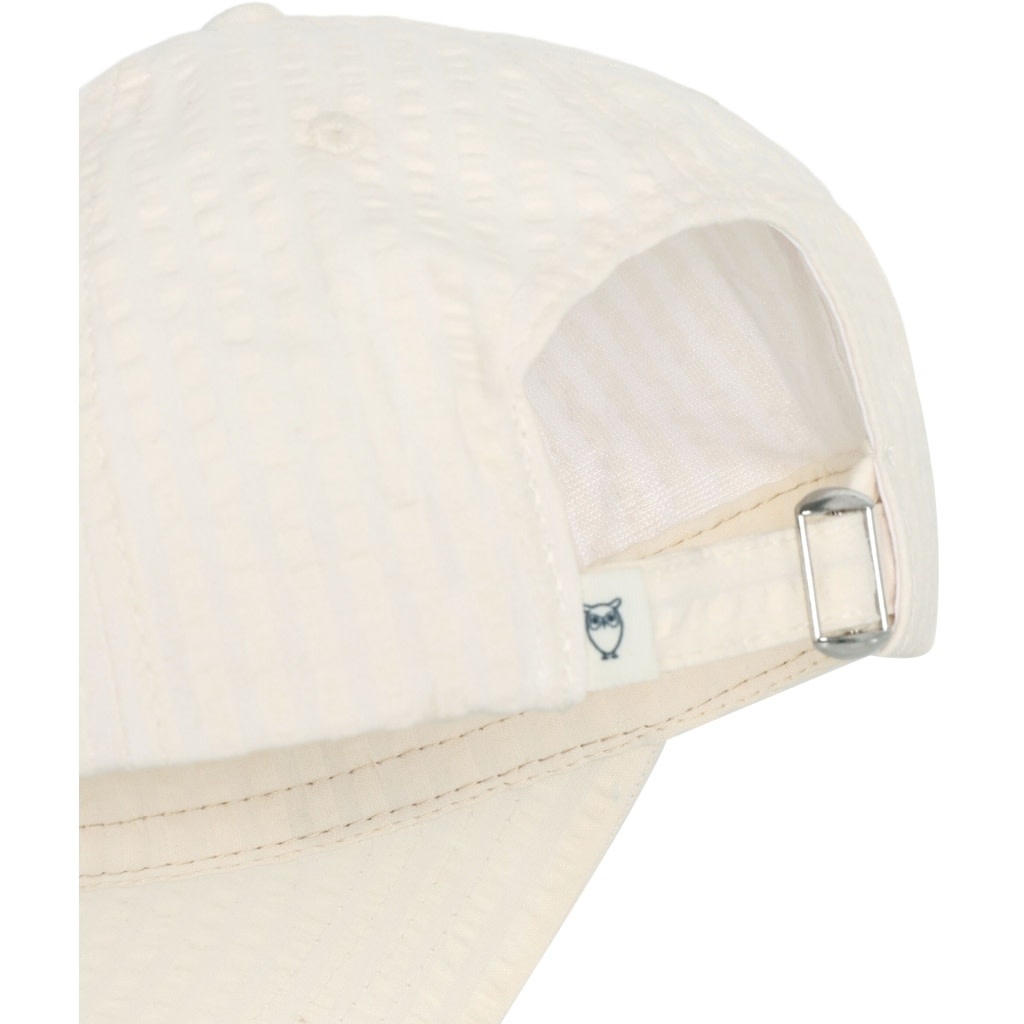 KnowledgeCotton Apparel KnowledgeCotton, Seersucker Cap, egret