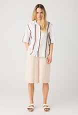 KnowledgeCotton Apparel KnowledgeCotton, Eve Wide Linen Shorts, light feather grey, L