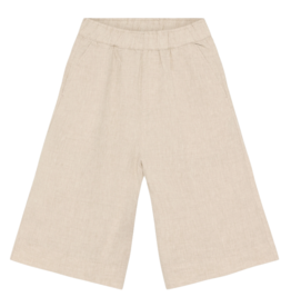 KnowledgeCotton Apparel KnowledgeCotton, Eve Wide Linen Shorts, light feather grey, M