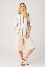KnowledgeCotton Apparel KnowledgeCotton, Eve Wide Linen Shorts, light feather grey, S