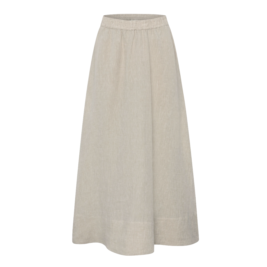 KnowledgeCotton Apparel KnowledgeCotton, Linen Maxi Skirt, light feather grey, XS