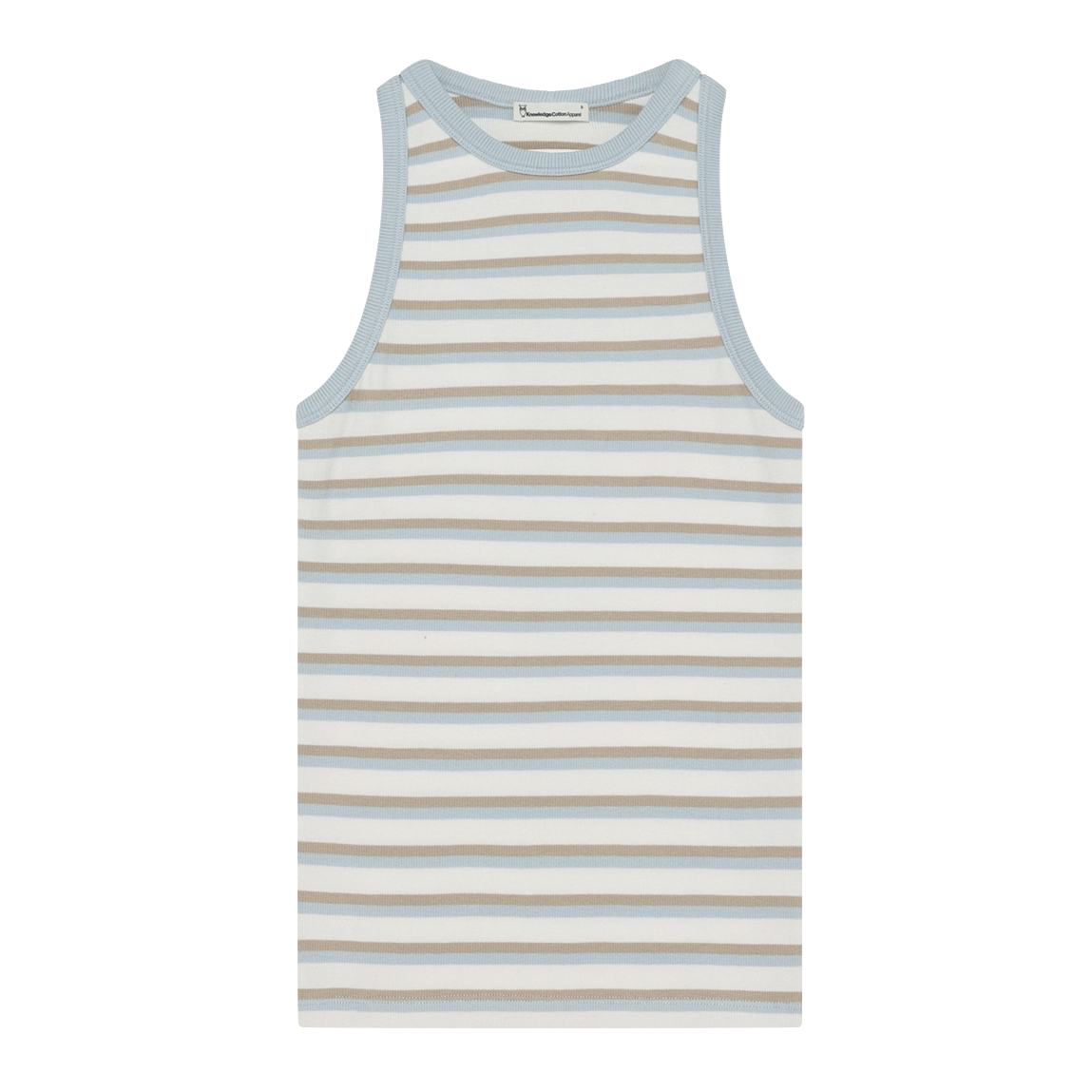 KnowledgeCotton Apparel KnowledgeCotton, Rib Racer Top, multi color, S