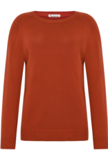 KnowledgeCotton Apparel KnowledgeCotton, Crew Neck Sweater, burnt brick, M