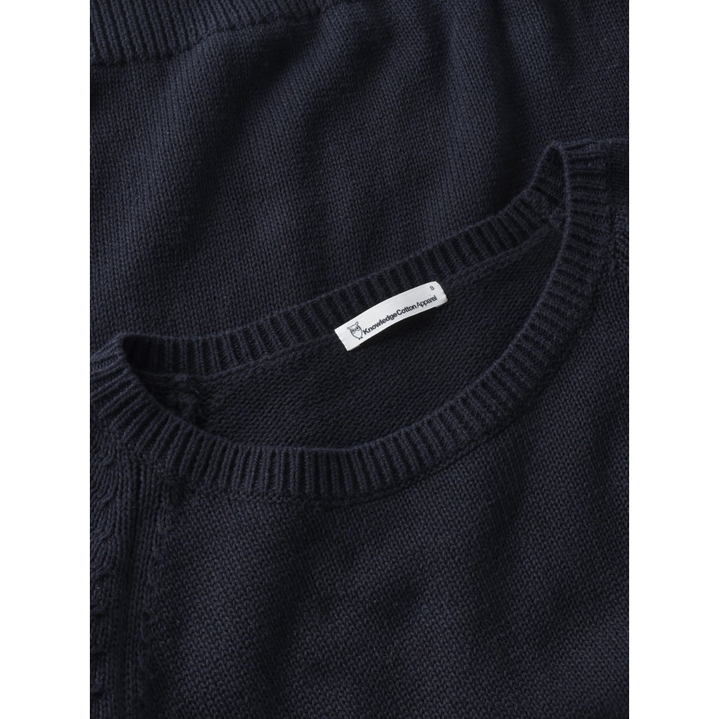 KnowledgeCotton Apparel KnowledgeCotton, Crew Neck Sweater, night sky, L