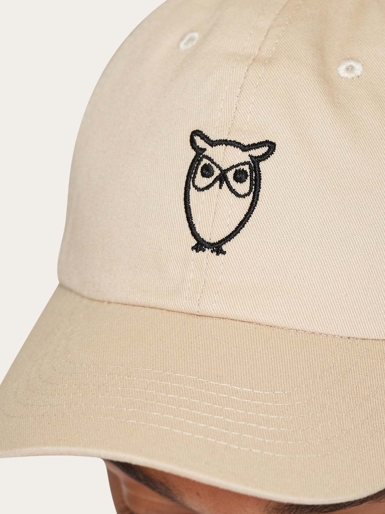 KnowledgeCotton Apparel KnowledgeCotton, Twill Logo Cap, light feather gray, L/XL