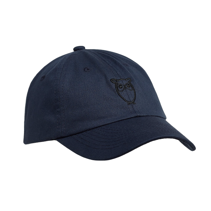 KnowledgeCotton Apparel KnowledgeCotton, Twill Logo Cap, total eclipse, L/XL
