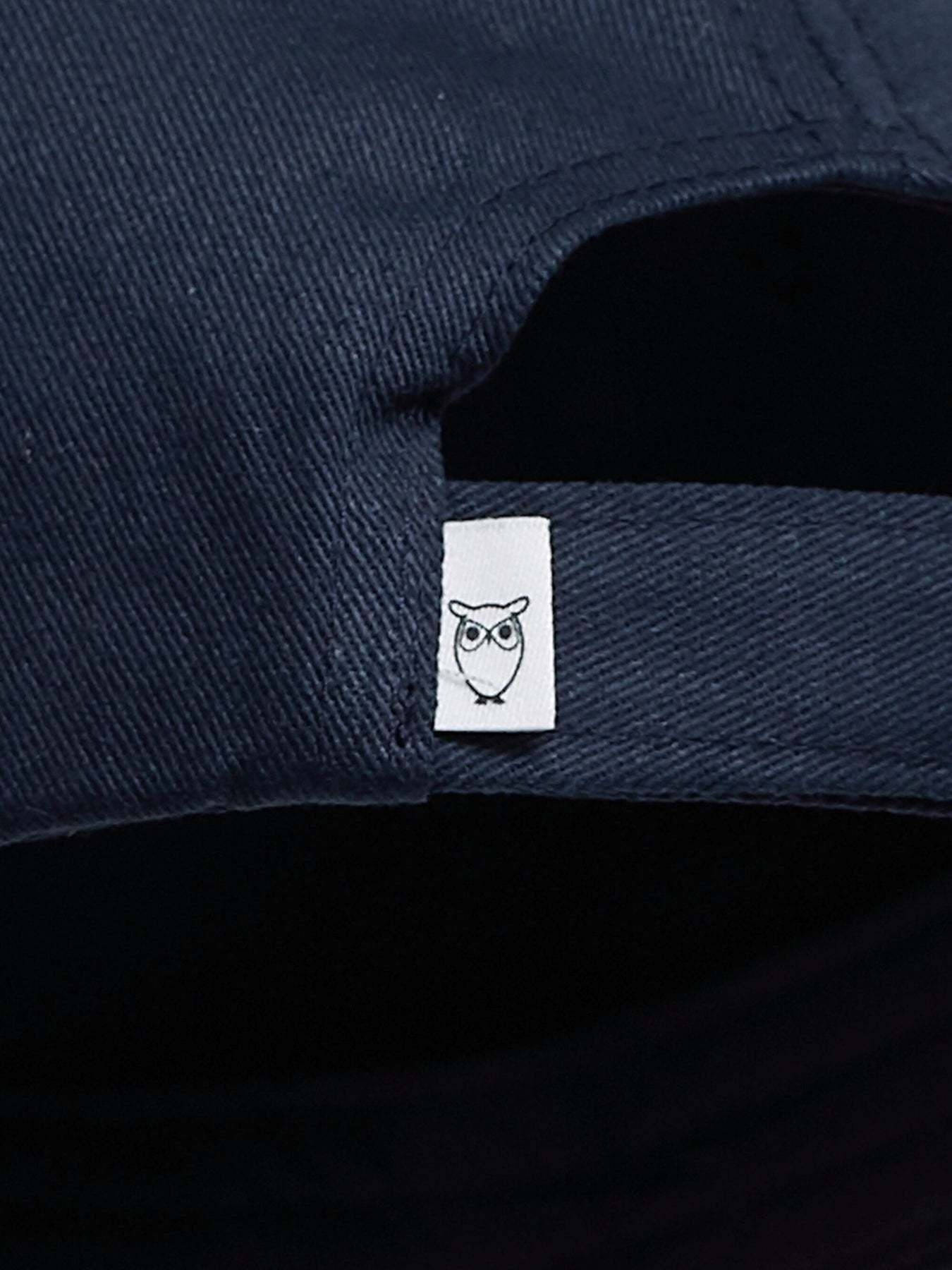 KnowledgeCotton Apparel KnowledgeCotton, Twill Logo Cap, total eclipse, L/XL