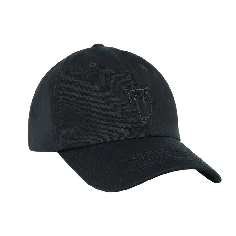 KnowledgeCotton Apparel KnowledgeCotton, Twill Logo Cap, black jet, L/XL