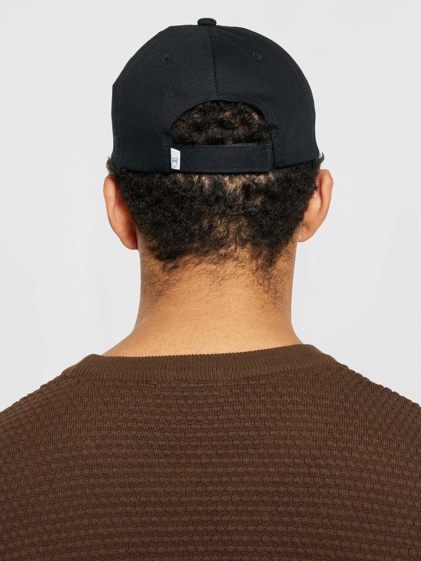 KnowledgeCotton Apparel KnowledgeCotton, Twill Logo Cap, black jet, L/XL