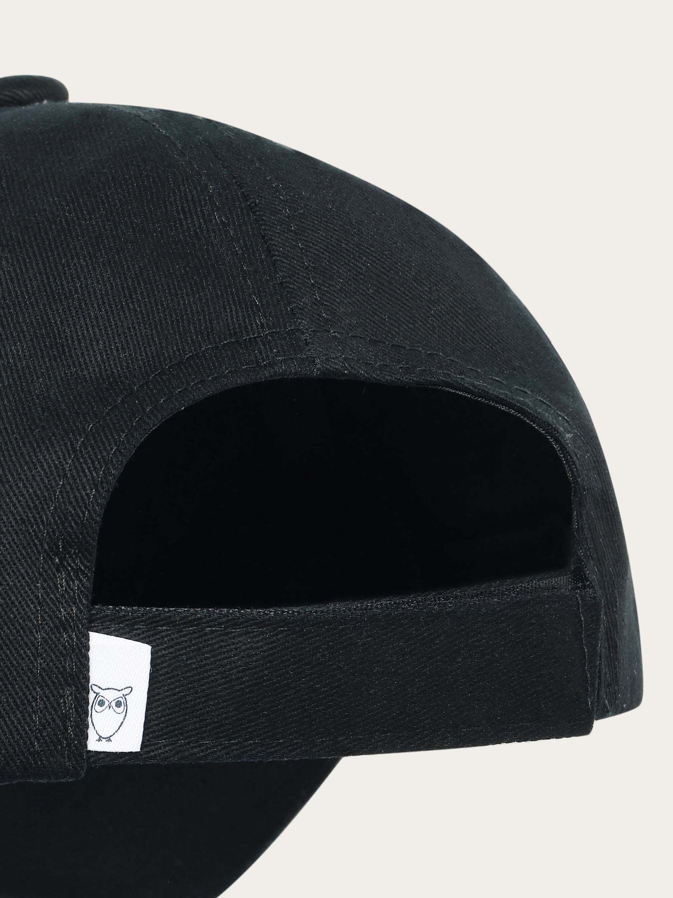 KnowledgeCotton Apparel KnowledgeCotton, Twill Logo Cap, black jet, L/XL