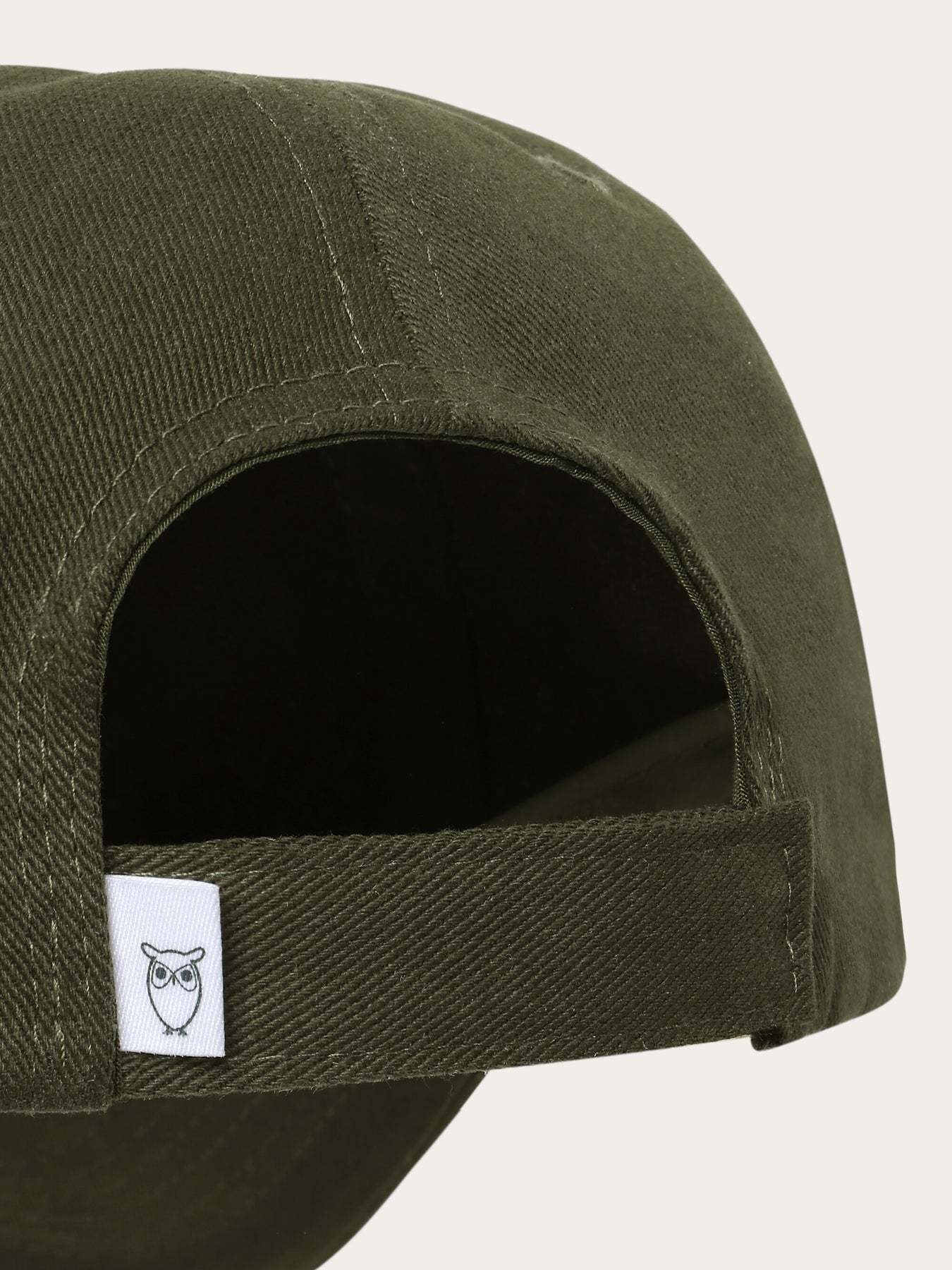 KnowledgeCotton Apparel KnowledgeCotton, Twill Logo Cap, forest night, L/XL