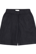 KnowledgeCotton Apparel KnowledgeCotton, Posey Wide Linen Shorts, black jet, XS