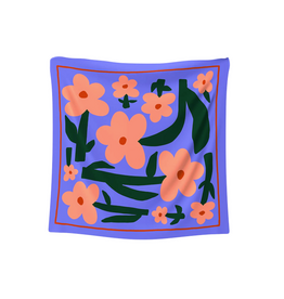 Studio Arde Studio Arde, Medium Scarf, las flores blue