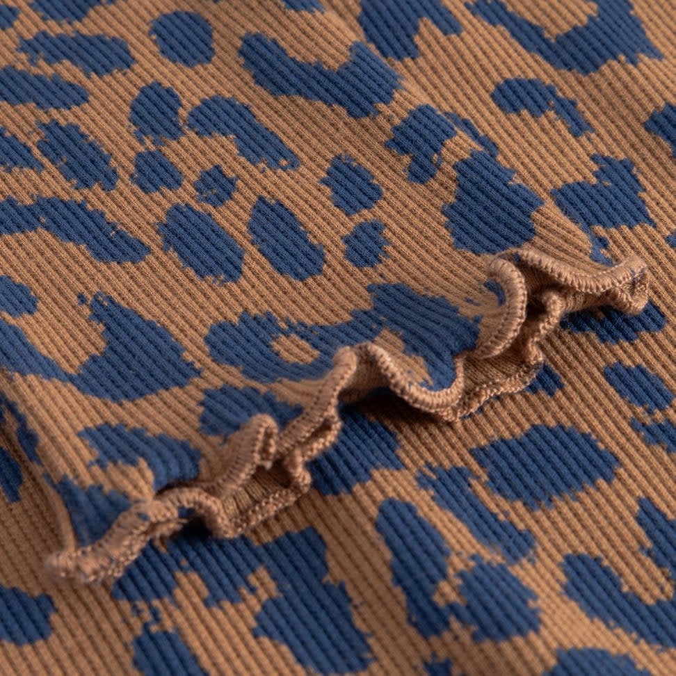 Dedicated Dedicated, Rib Top Ryd, Leopard, brown, L