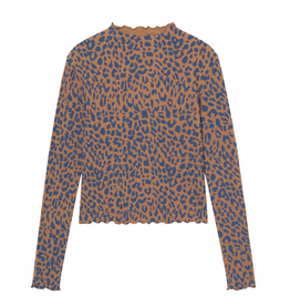 Dedicated Dedicated, Rib Top Ryd, Leopard, brown, M