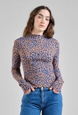 Dedicated Dedicated, Rib Top Ryd, Leopard, brown, M