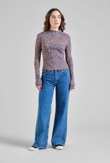 Dedicated Dedicated, Rib Top Ryd, Leopard, brown, XS