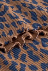 Dedicated Dedicated, Rib Top Ryd, Leopard, brown, XS