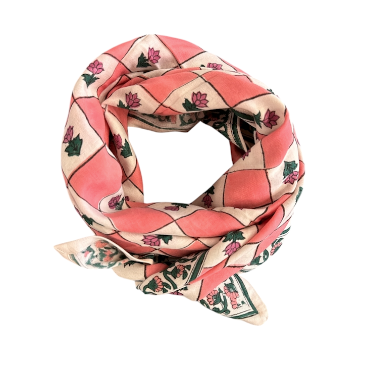 Maison Augustin Maison Augustin, Adult Flo Scarf, pink