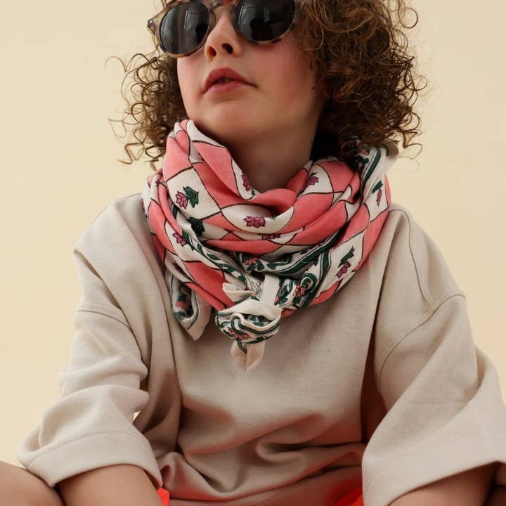 Maison Augustin Maison Augustin, Adult Flo Scarf, pink