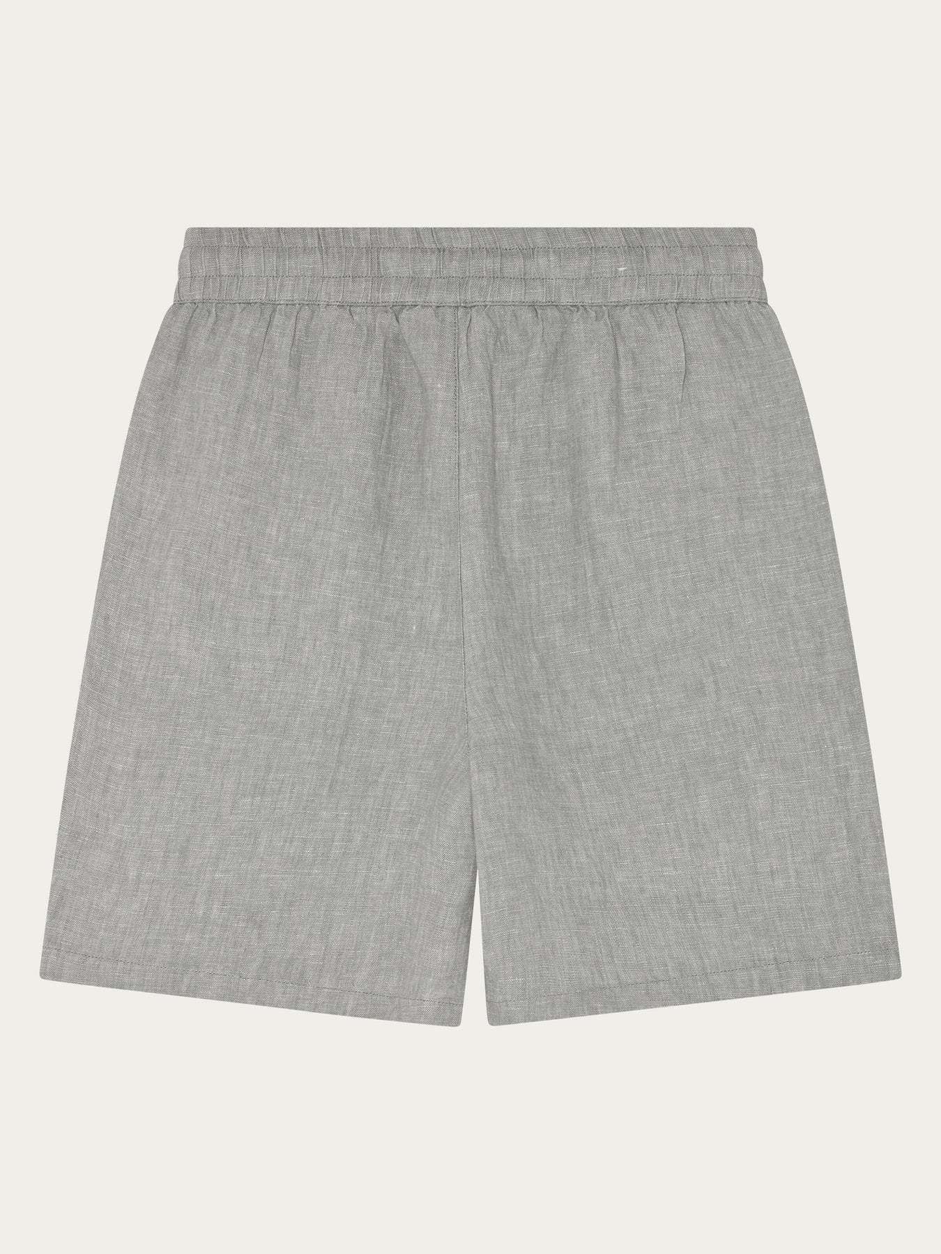 KnowledgeCotton Apparel KnowledgeCotton, Posey Wide Linen Shorts, ultimate grey, S