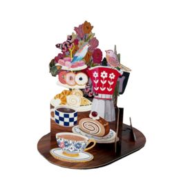 Alljoy Alljoy, Pop Up Card, tea and treats