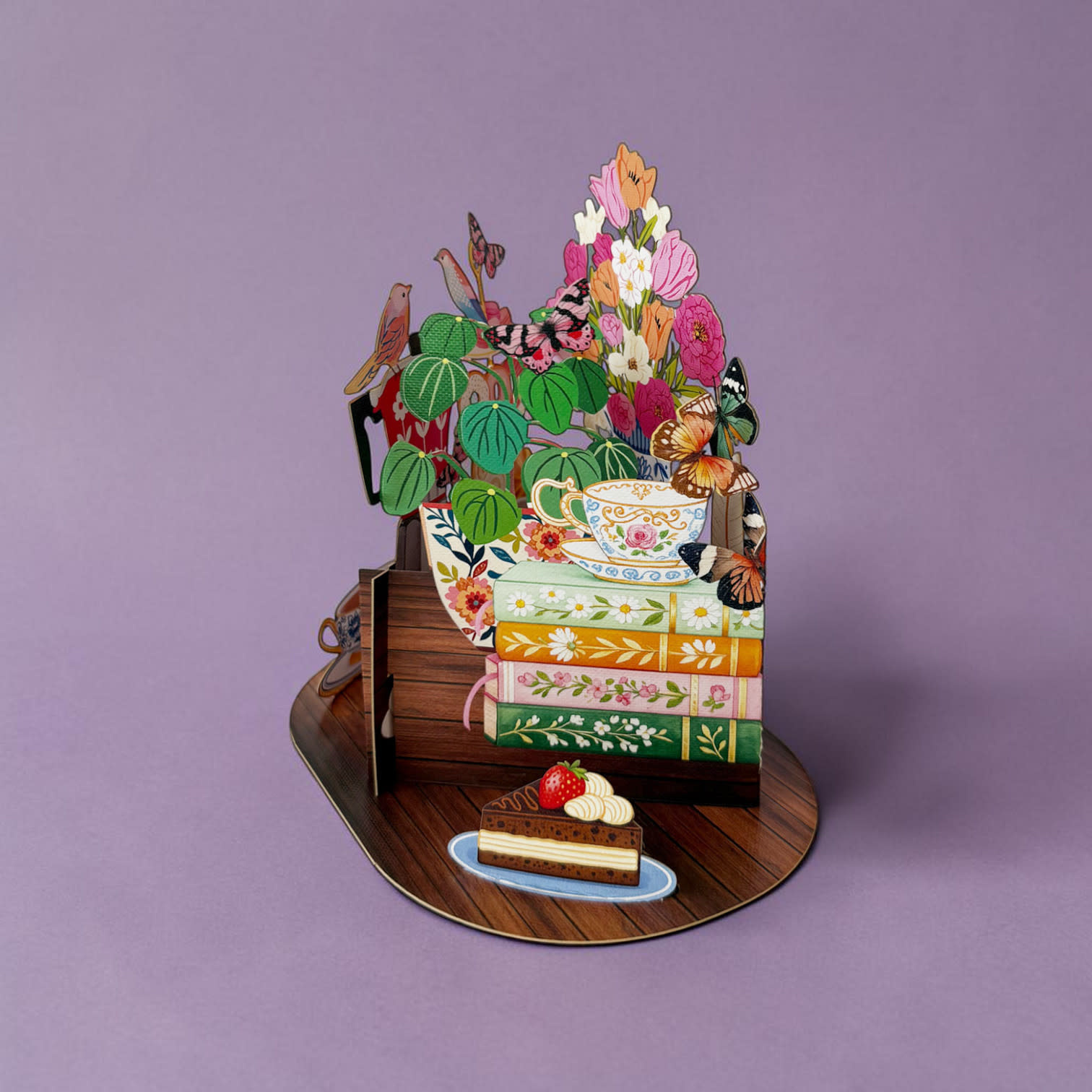 Alljoy Alljoy, Pop Up Card, tea and treats