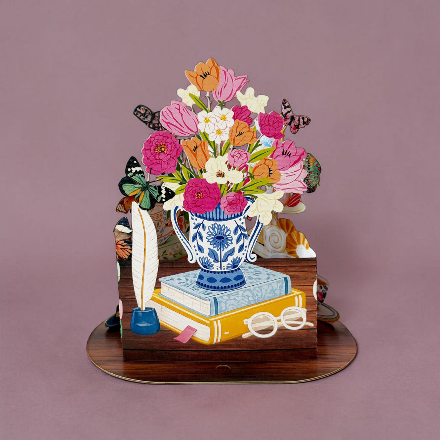 Alljoy Alljoy, Pop Up Card, tea and treats