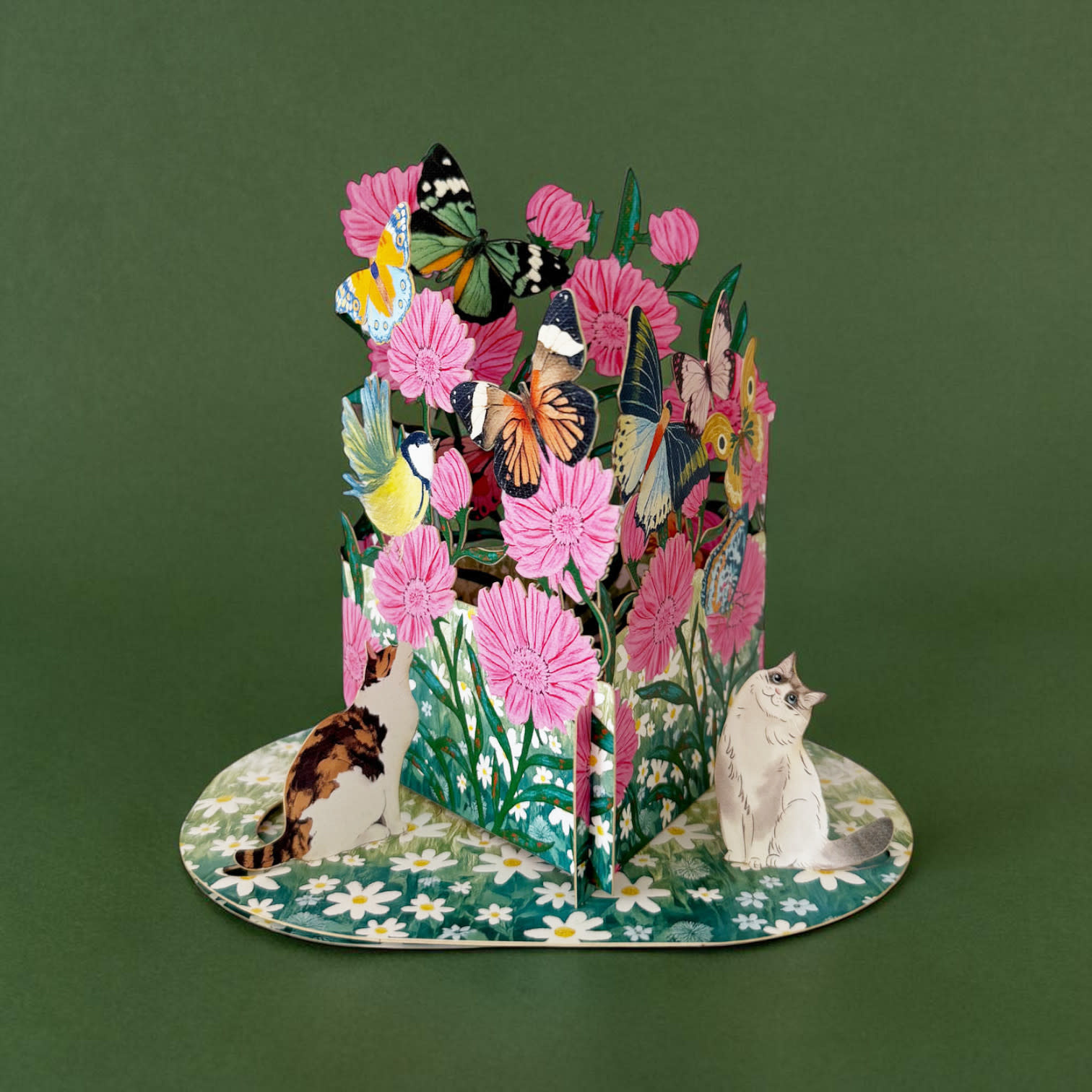 Alljoy Alljoy, Pop Up Card, butterfly garden