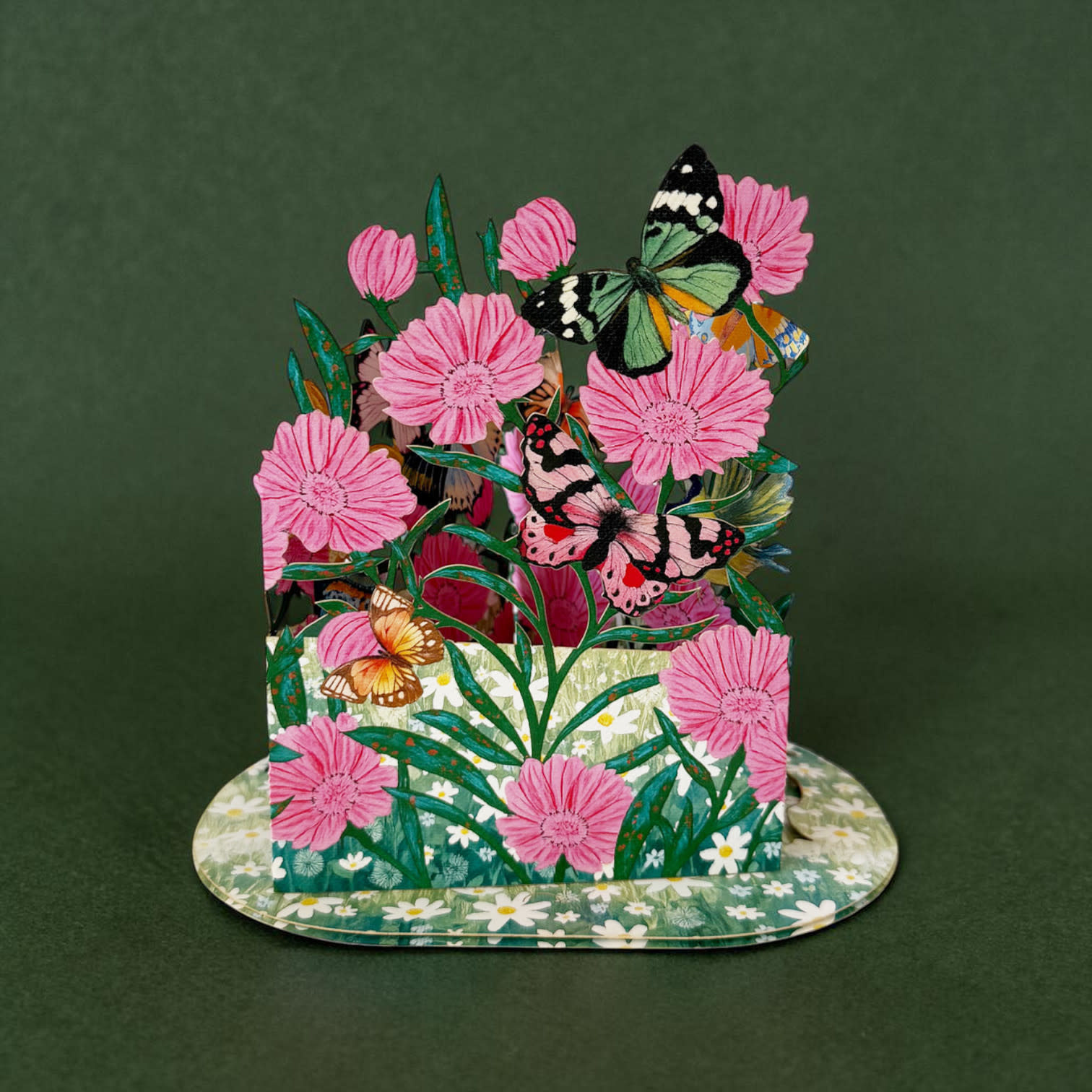 Alljoy Alljoy, Pop Up Card, butterfly garden
