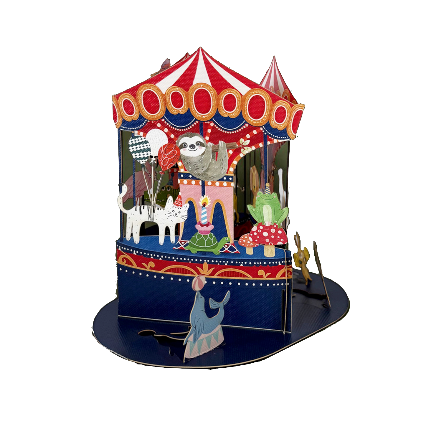 Alljoy Alljoy, Pop Up Card, carousel