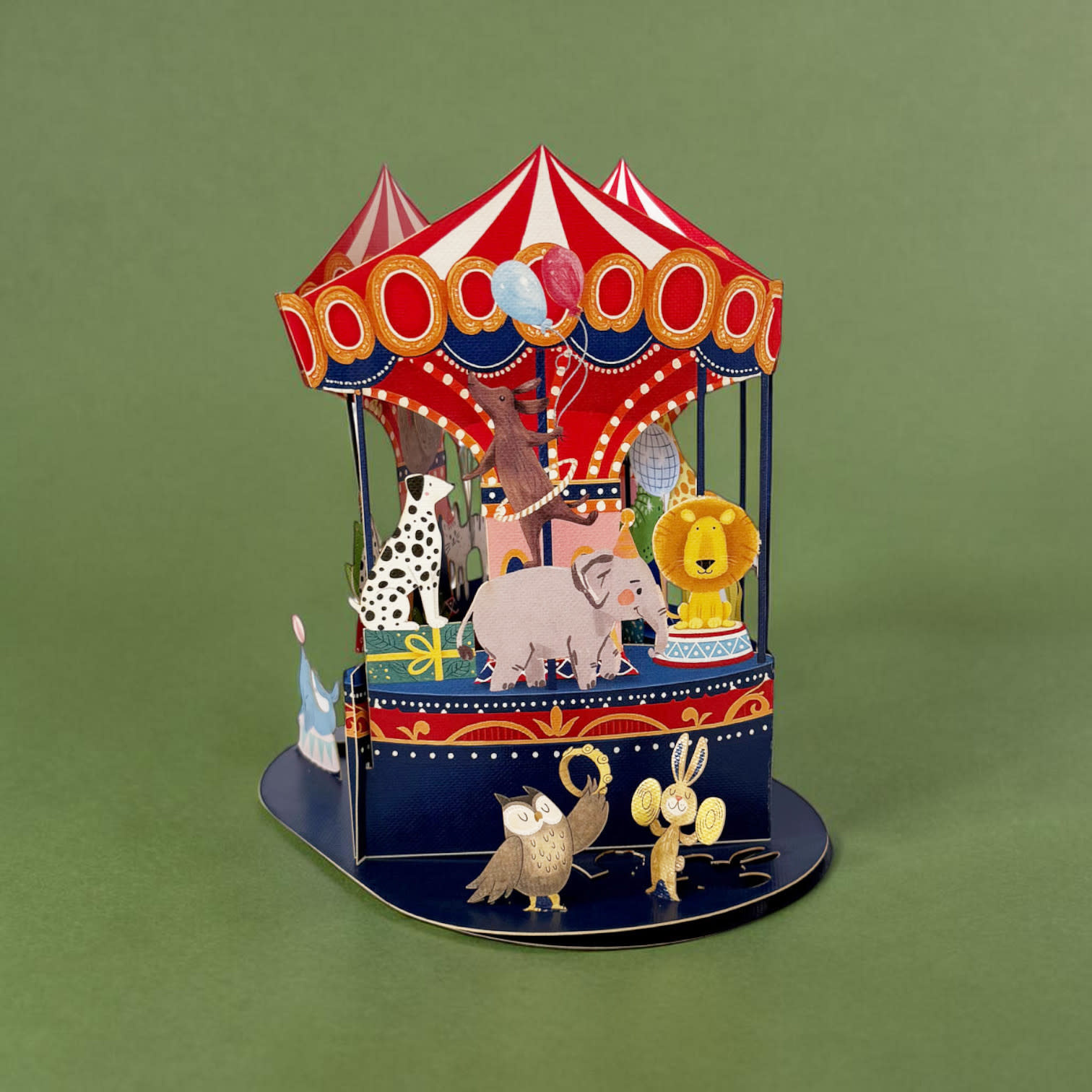 Alljoy Alljoy, Pop Up Card, carousel
