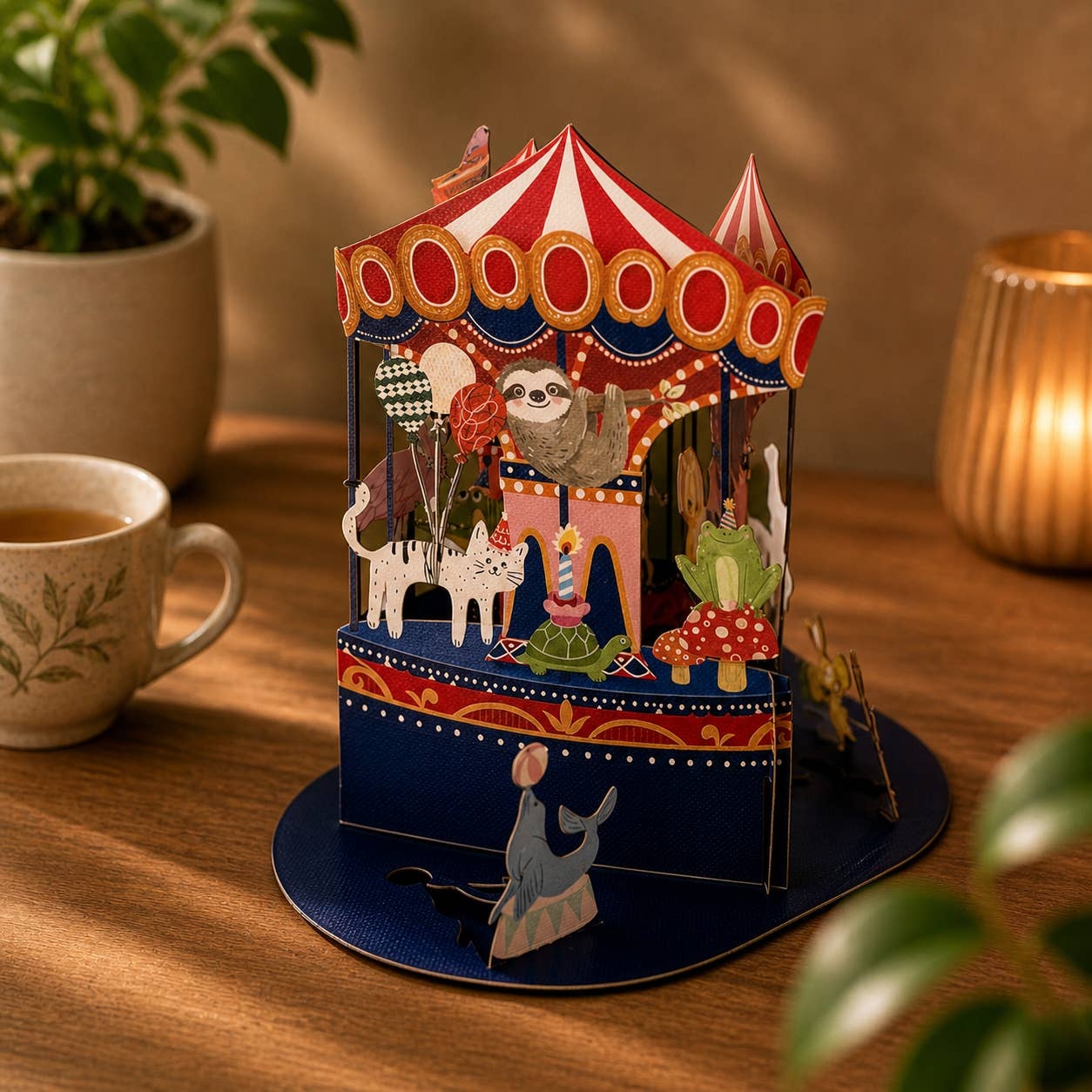 Alljoy Alljoy, Pop Up Card, carousel
