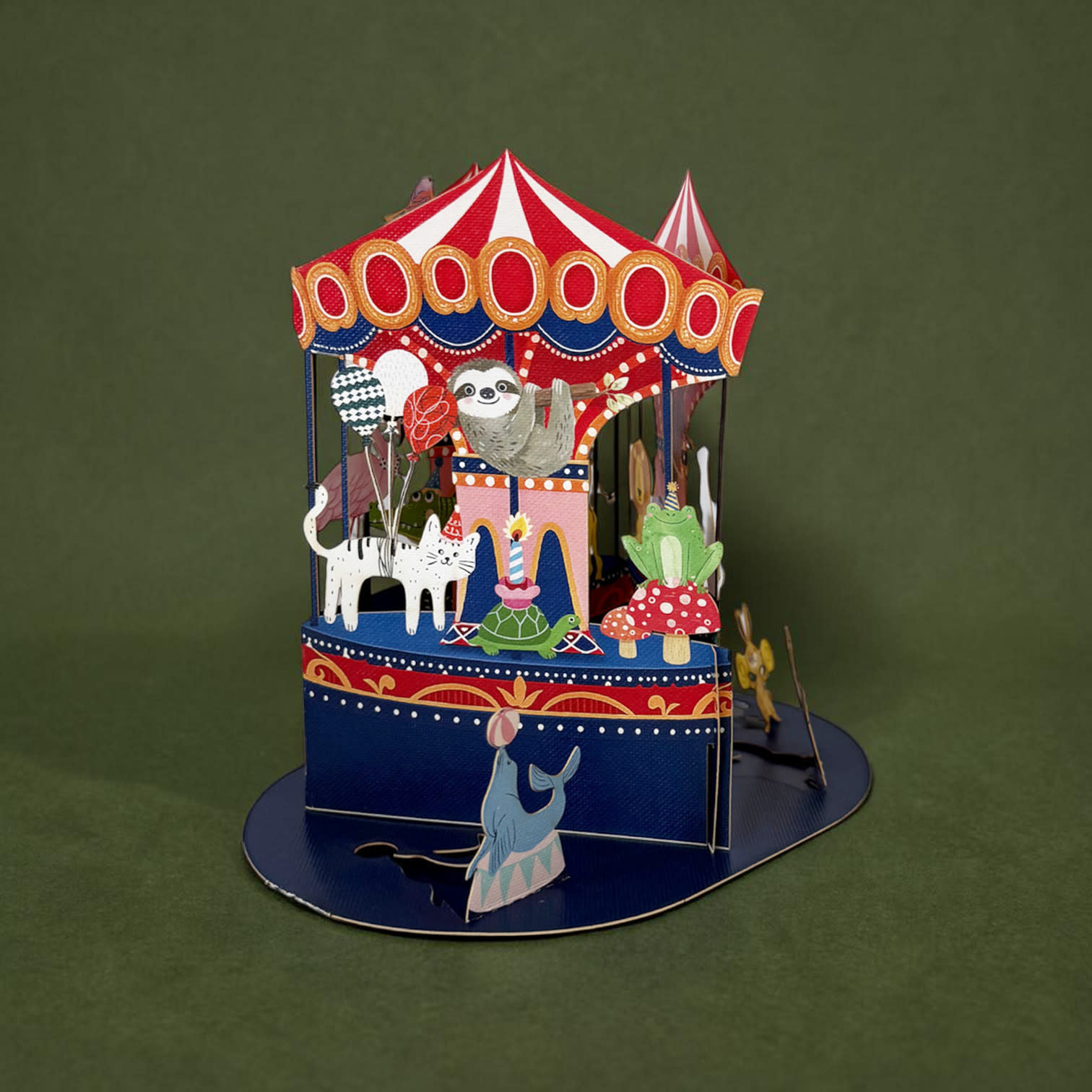 Alljoy Alljoy, Pop Up Card, carousel