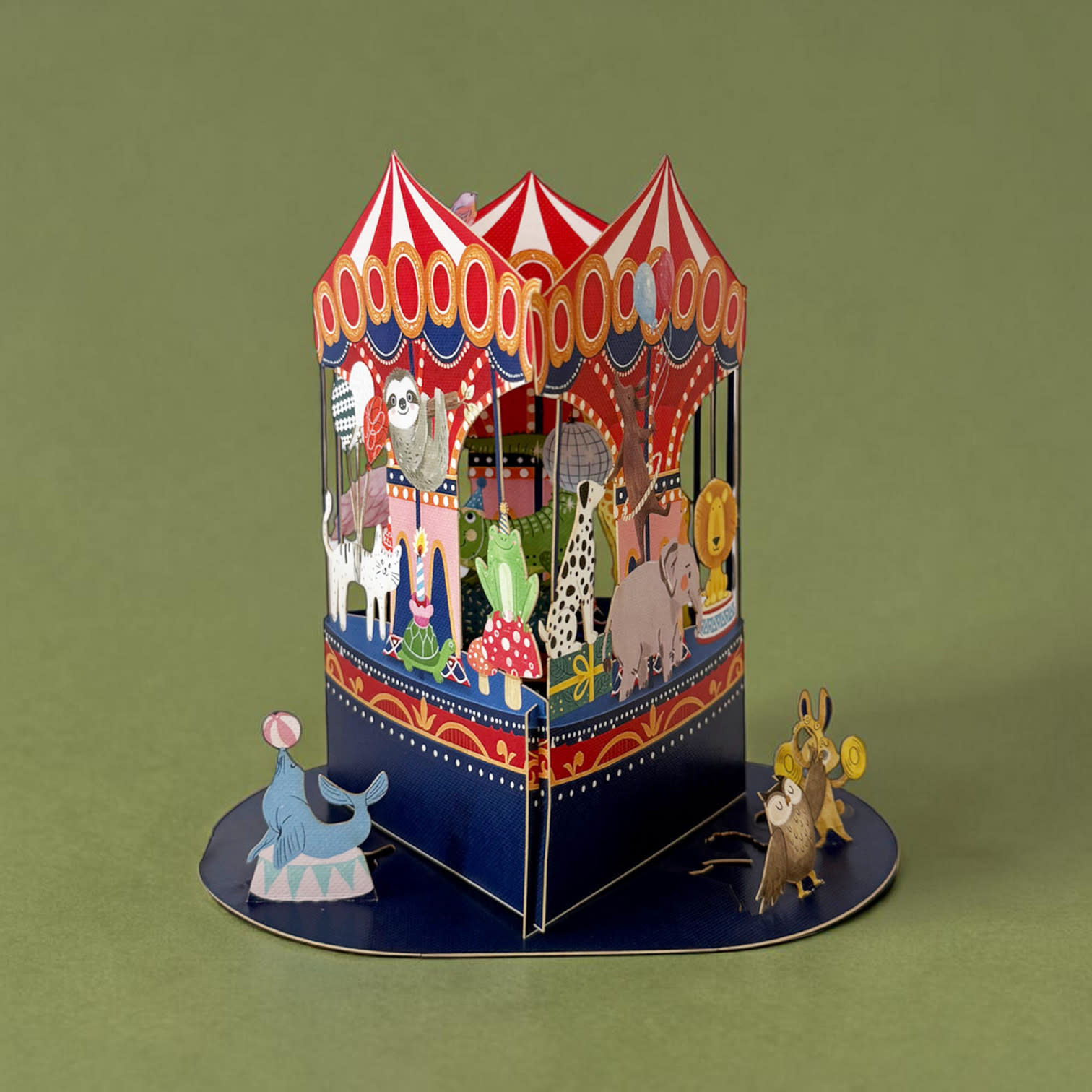 Alljoy Alljoy, Pop Up Card, carousel