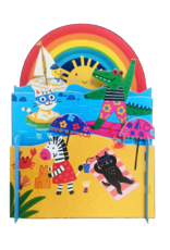 Alljoy Alljoy, Pop Up Card, summer beach