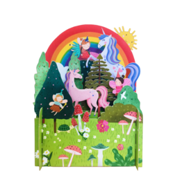 Alljoy Alljoy, Pop Up Card, unicorn kids