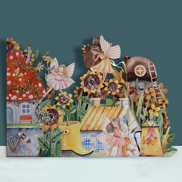 Alljoy Alljoy, Pop Up Card, fairy kids