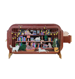 Alljoy Alljoy, Message in a Bottle, cat library