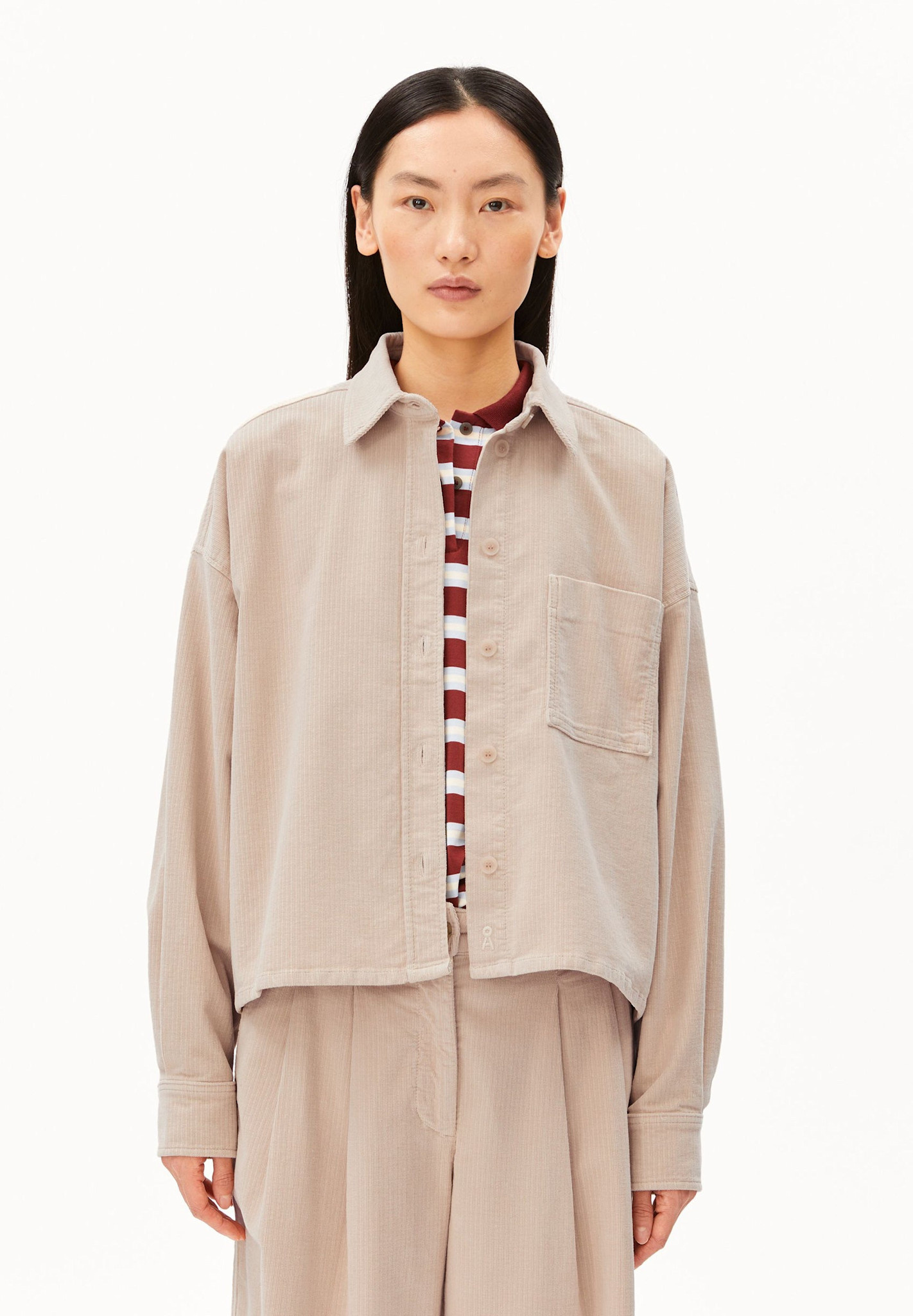 Armedangels Armedangels, Nalaani Cord Blouse, soft honey, M