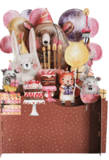 Alljoy Alljoy, Pop Up Card, kids cake and animals