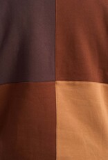 Trendsplant Trendsplant, Color Block Zip  Sweatshirt, cherry mahogany, L
